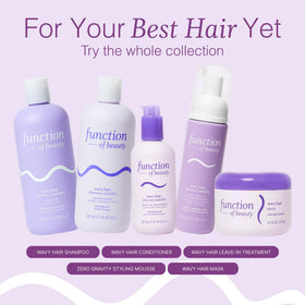 Function of Beauty 22 oz bottle beside common items for scale, highlighting long-lasting XL size