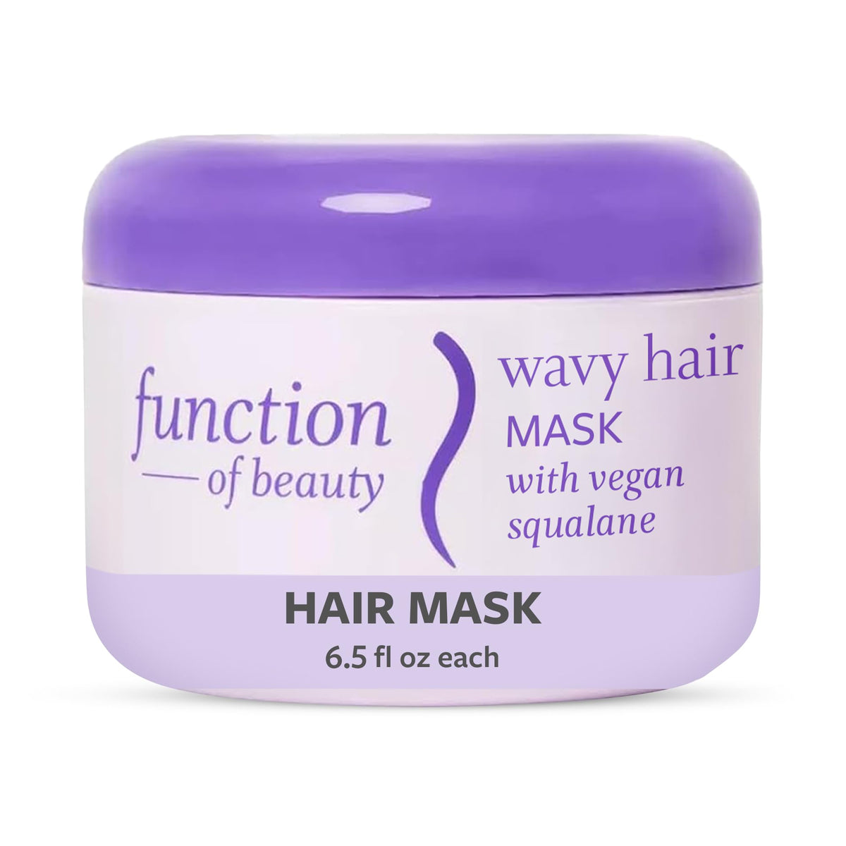 Function of Beauty front jar shot showing packaging and clear wavy-hair benefit
