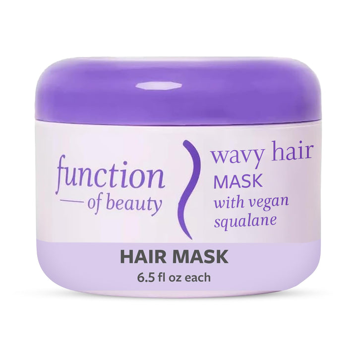 Function of Beauty front jar shot showing packaging and clear wavy-hair benefit