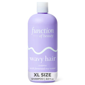 Function of Beauty front bottle view showing 22 oz and wave focus