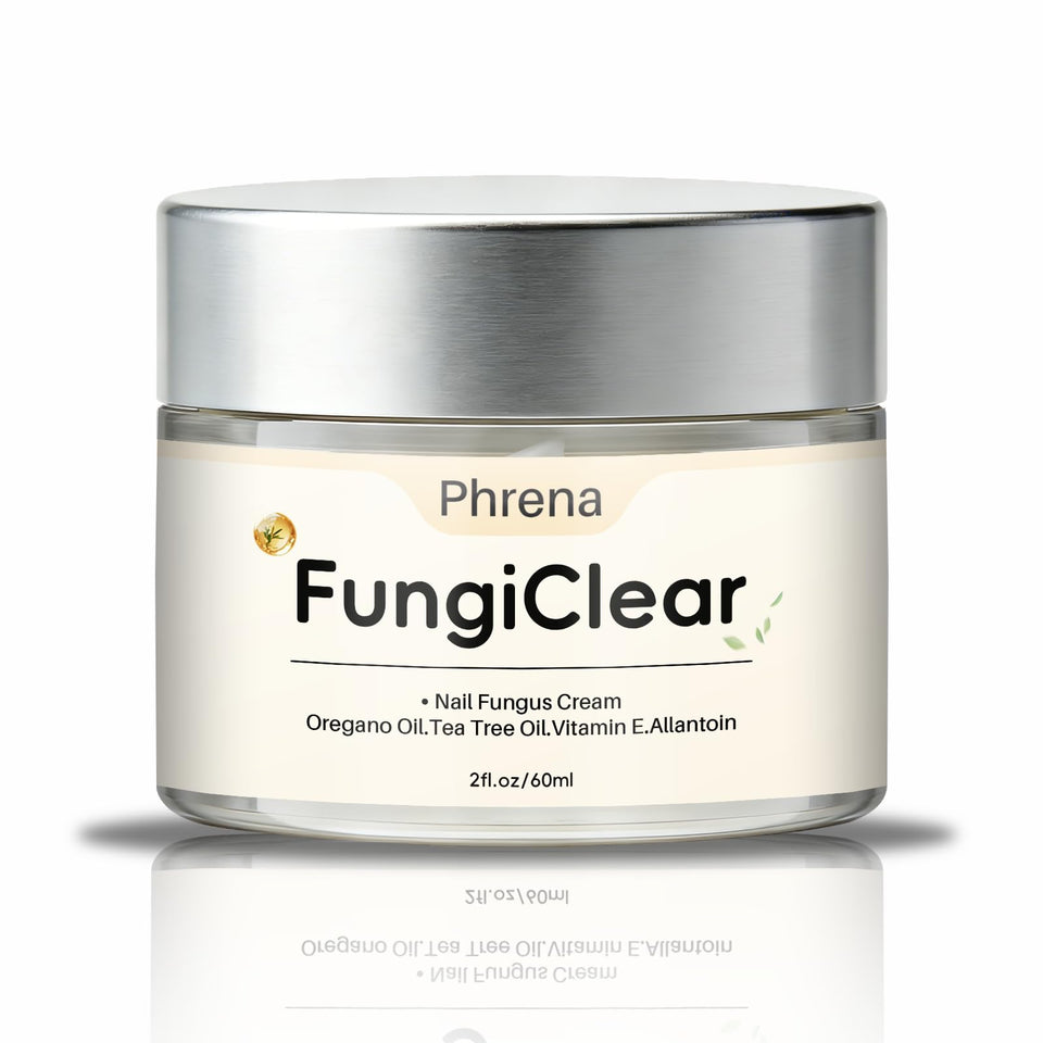 FungiClear front packaging showing brand and 60ml tube, highlighting easy daily use