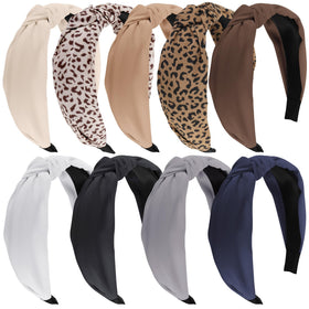 Funtopia front packaging showing nine knotted headbands and color variety benefits styling
