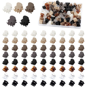 Funtopia front view showing 72 mini clips and organized set for styling