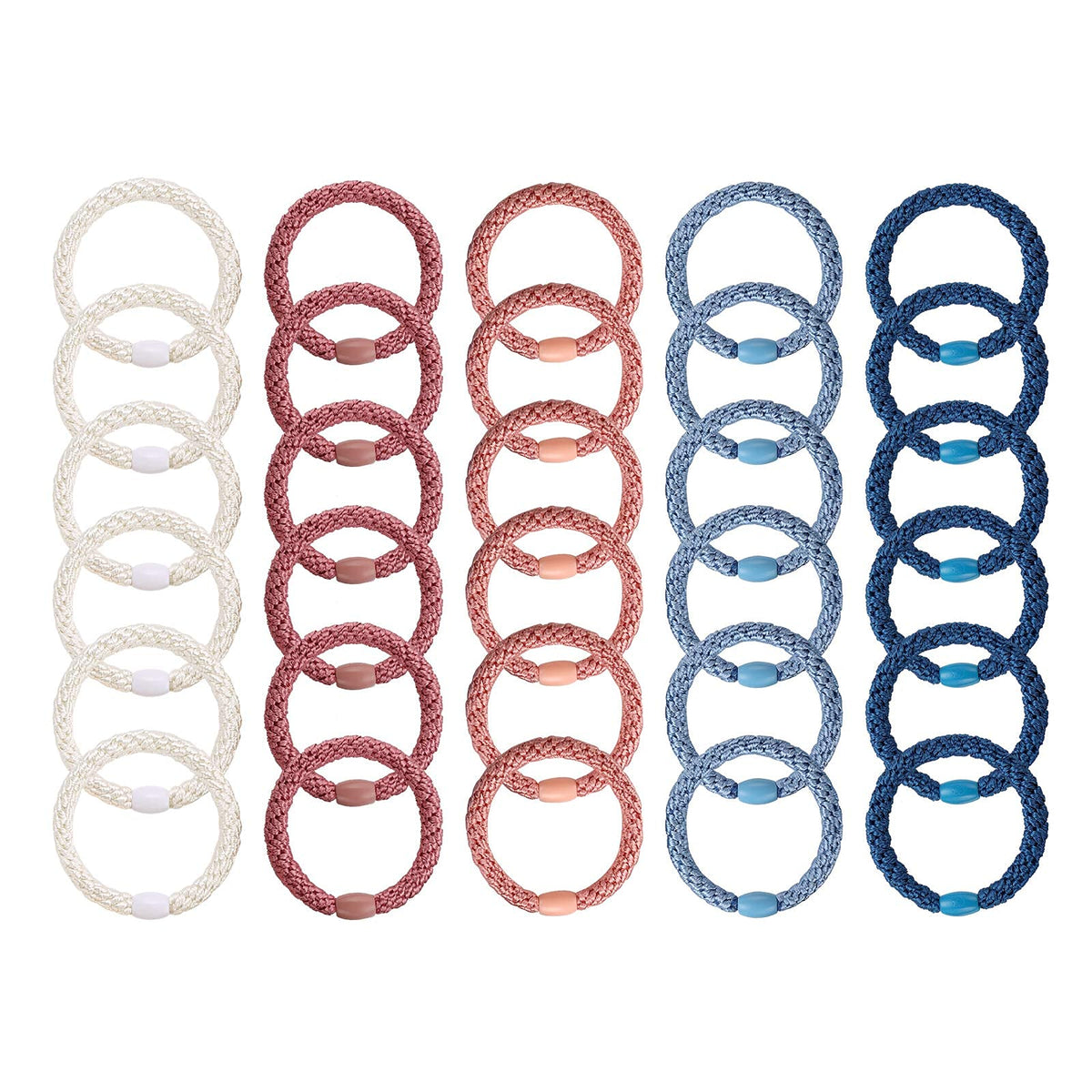 Funtopia hair tie used during running and yoga for secure, non-slip hold