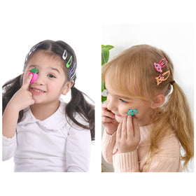 Funtopia patterned drop clips in floral and candy colors for mixing