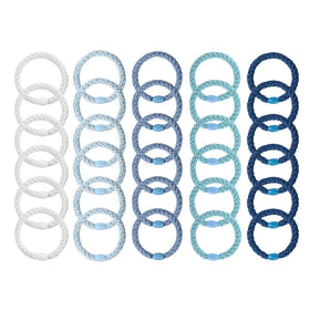Funtopia hair band held in hand to show scale and comfortable size for everyday use