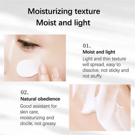 fupah cream on fingers closeup demonstrating smooth moisturizing texture