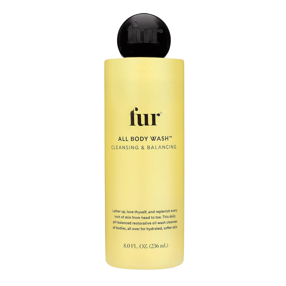Fur front packaging 8 fl oz bottle showing clean design and benefits