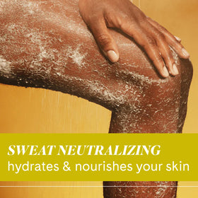Fur body wash in hand during shower illustrating gentle cleansing