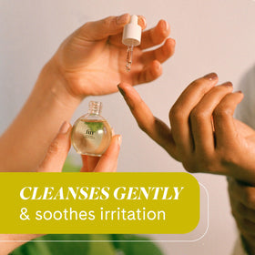 Fur application underarm depicting gentle treatment for sensitive zones