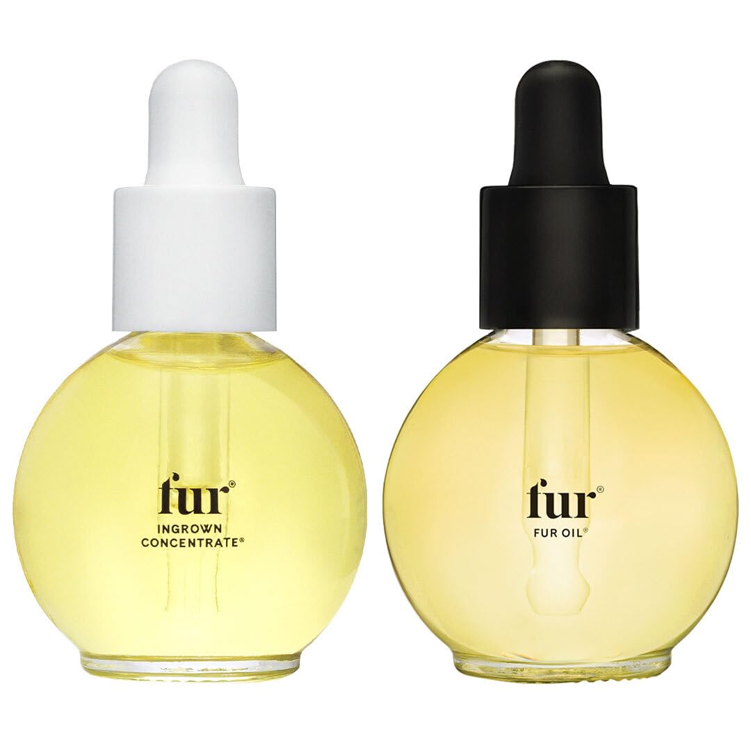 Fur duo front packaging showing both 0.5 fl oz bottles and brand clarity benefit