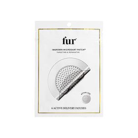 Fur front packaging showing 6-count patch box for targeted ingrown care