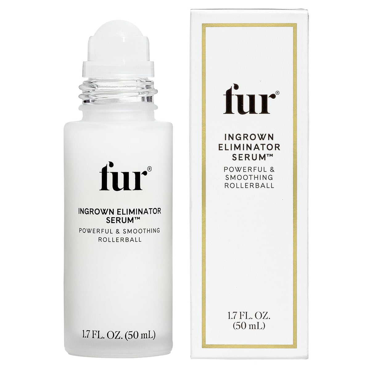 Fur front packaging showing bottle and branding for clear identification