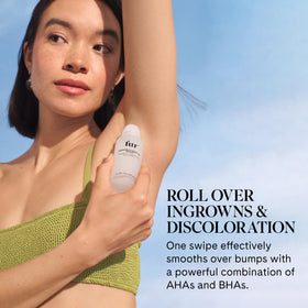 Fur close-up rollerball tip demonstrating easy, targeted application benefit