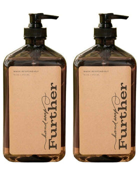 Further glycerin hand soap front packaging showing full 16 oz bottle and sustainable branding