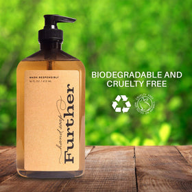 Further glycerin hand soap size comparison with common household items showing bottle scale