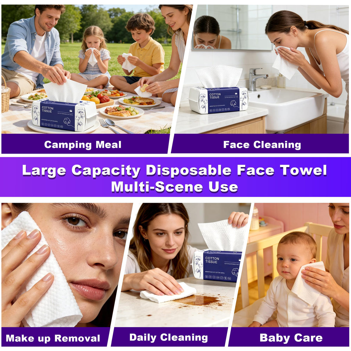 Futetui towel wiping smartphone screen showing lint-free cleaning benefit