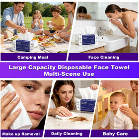 Futetui towel wiping smartphone screen showing lint-free cleaning benefit