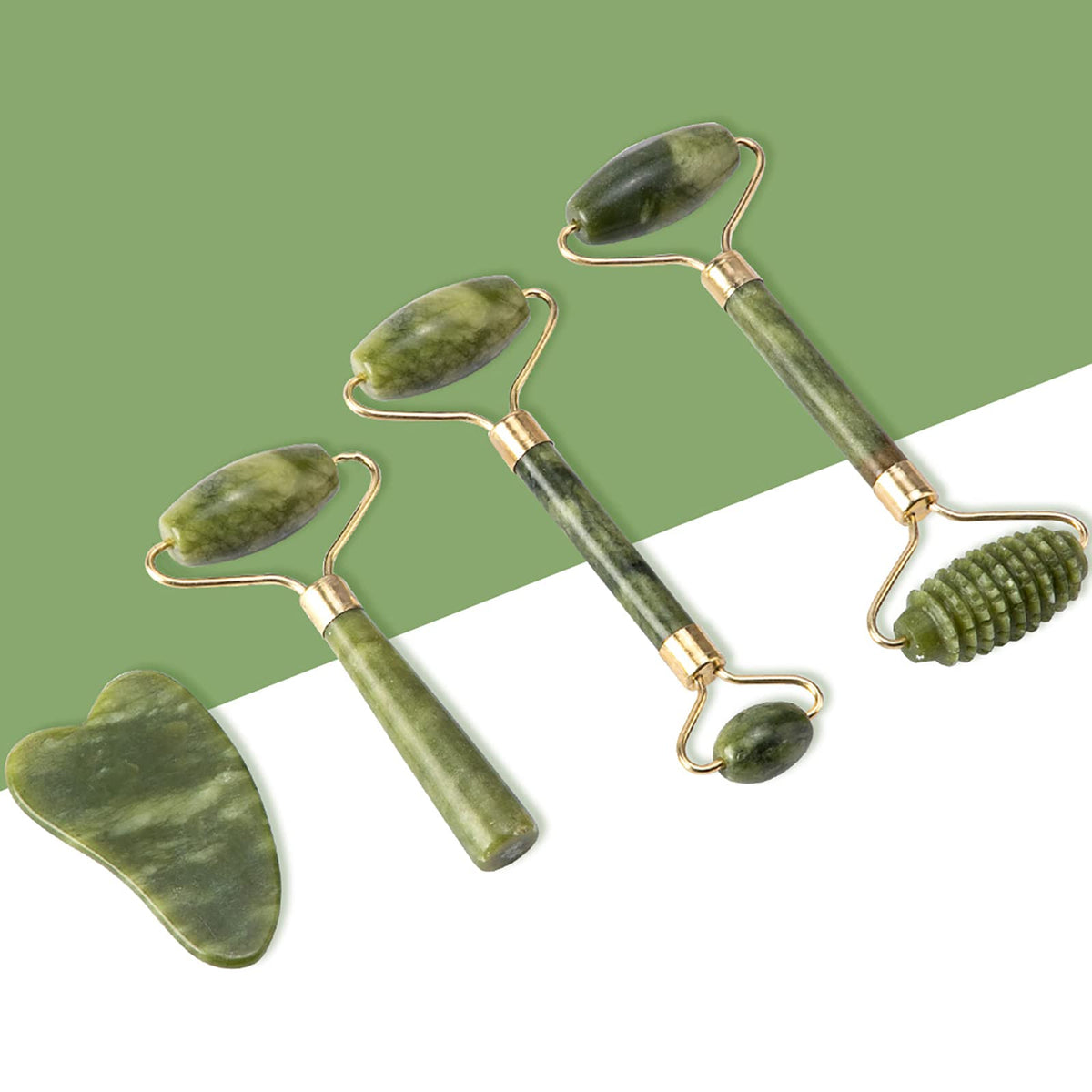 fuvooi gua sha boards pair showing shapes for contouring and targeted release