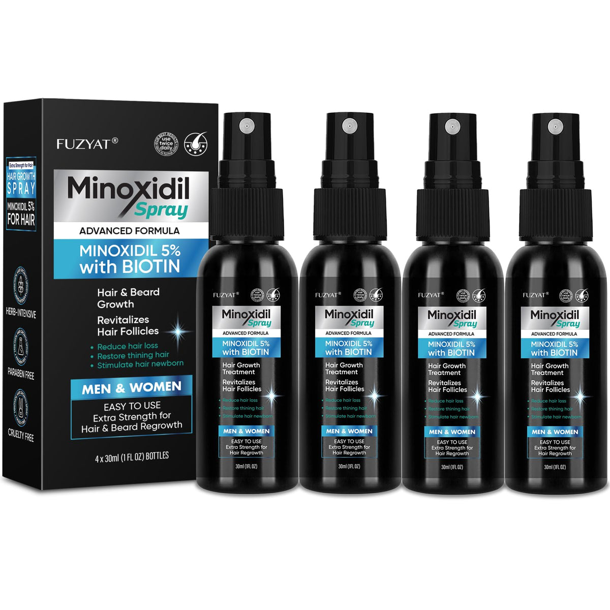 FUZYAT front packaging showing 120ml bottle and label for quick identification and use