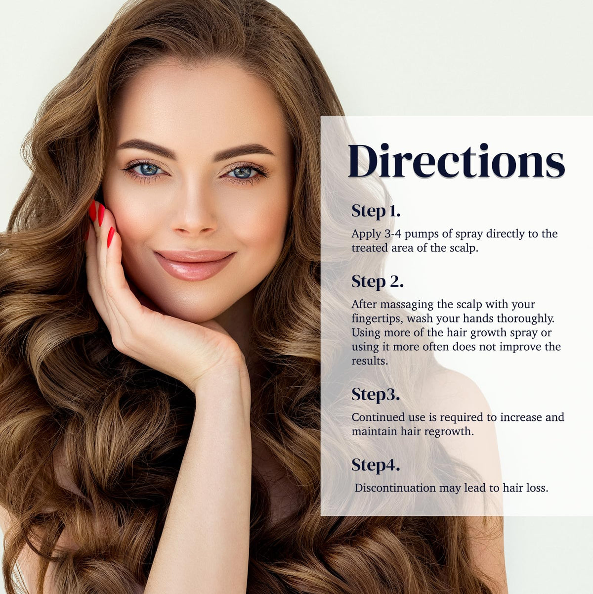 FUZYAT applied by man at hairline showing convenient daily use benefit