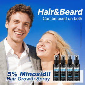 FUZYAT applied by woman parting hair showing targeted thinning support benefit