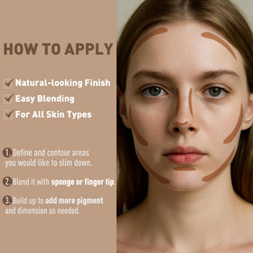 FV contour stick lifestyle travel shot showing convenient on-the-go touch-ups