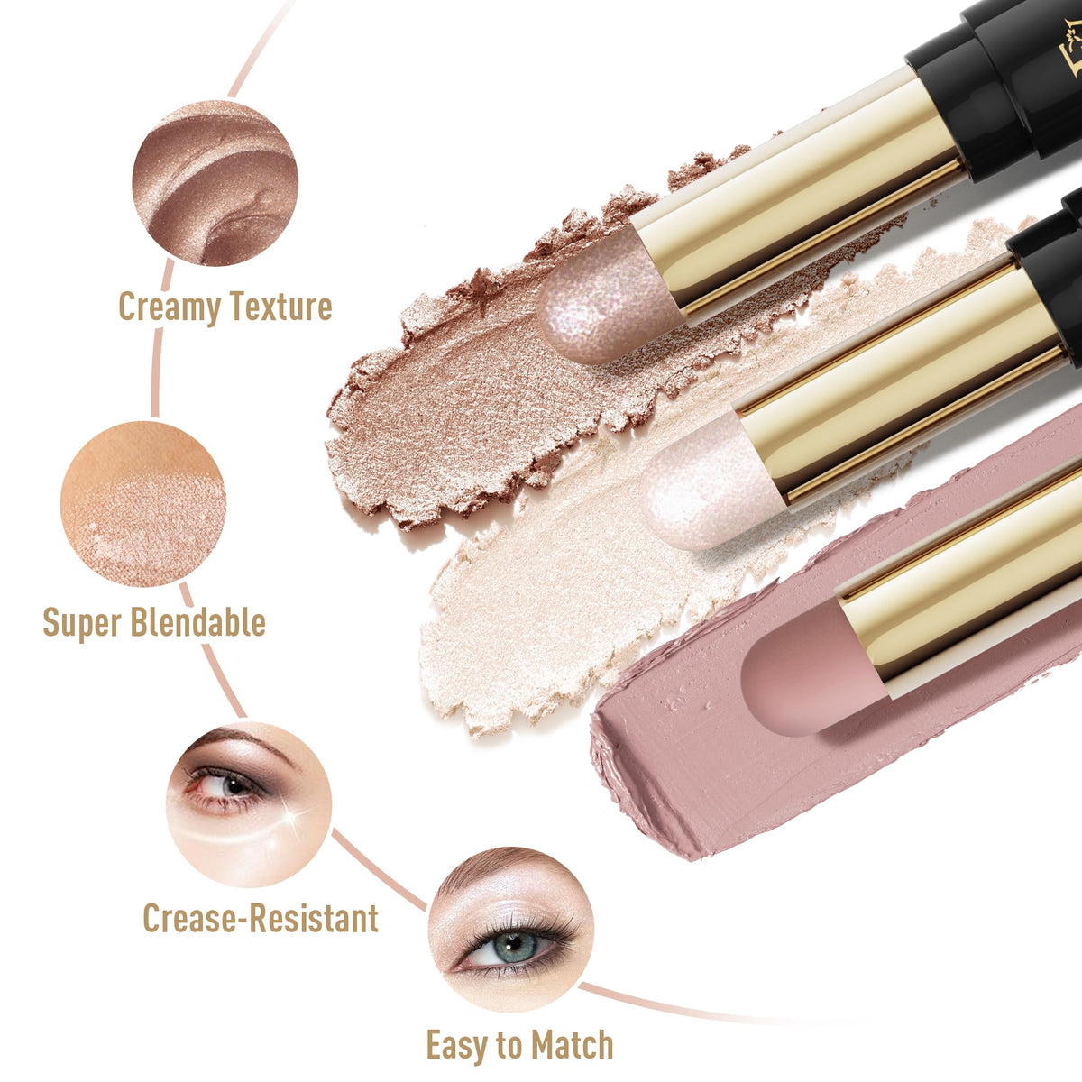 FV dual-ended stick with sponge tip visible for on-the-go blending convenience