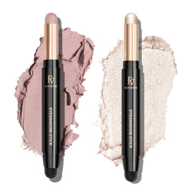 FV dual-ended stick front packaging showing both rose and pearl shades, quick application benefit