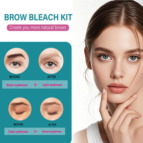 Fvquhvo brush applying cream on eyebrow for accurate, mess-free application