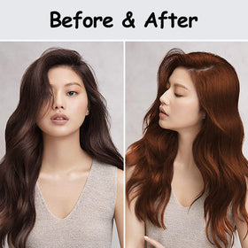 Fvquhvo shampoo applied in hand showing easy at-home use benefit