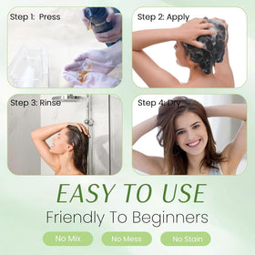 Fvquhvo styled shiny hair after use showing conditioned healthy-looking benefit