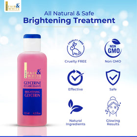 F&W glycerin on bathroom shelf in lifestyle shot suggesting daily routine benefit