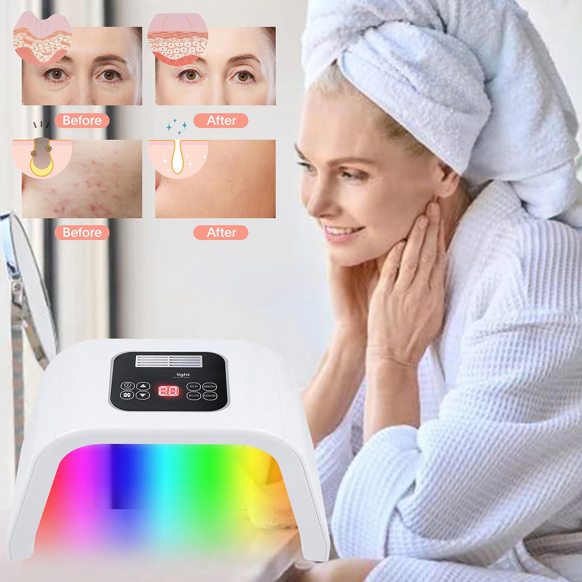 Fxtiaa lifestyle on bathroom counter suggesting simple integration into routines