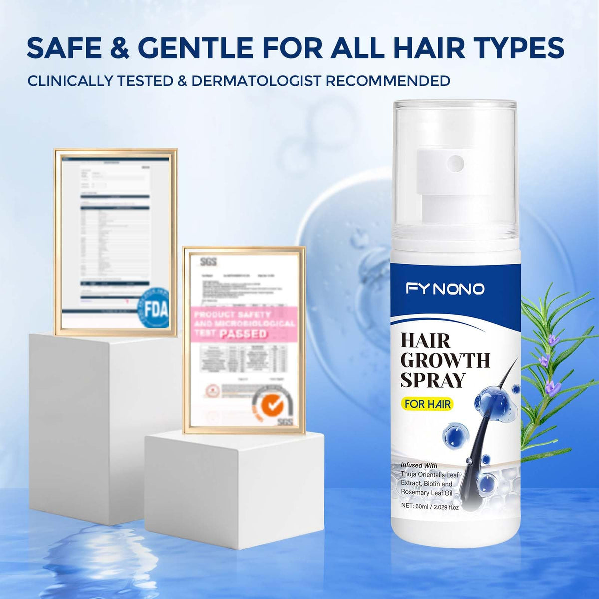 FYNONO label close-up showing ingredient highlights for informed use