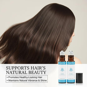 FYRKOA Aparthy visible hair after styling showing improved manageability and shine
