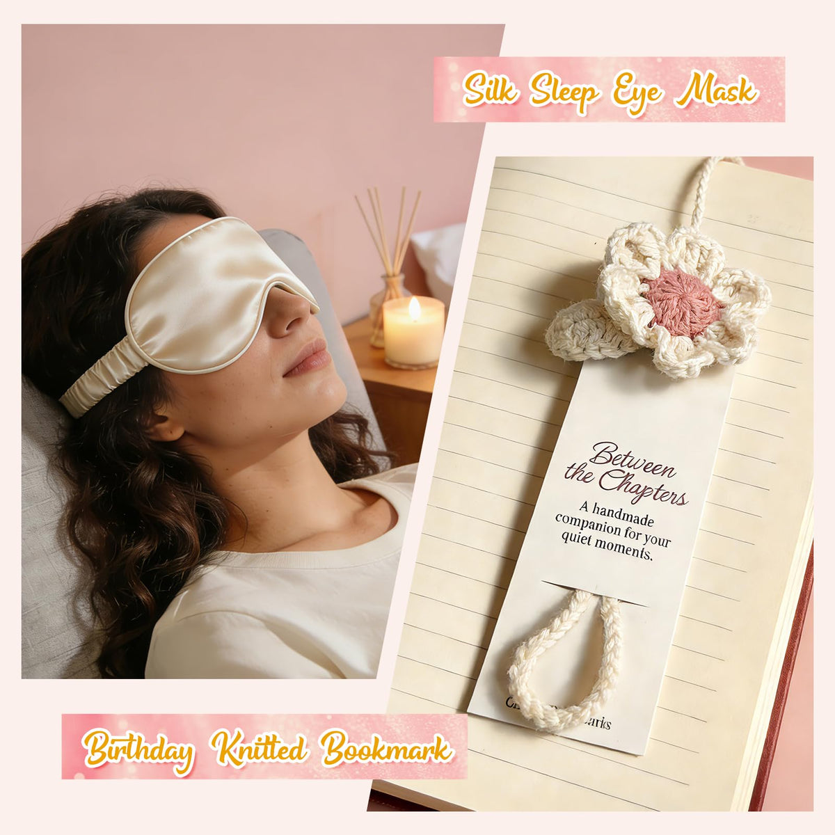 fyroax fuzzy socks and crochet bookmark highlighting cozy comfort and charm