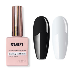 FZANEST front bottle view showing black and white shades and quick application benefits