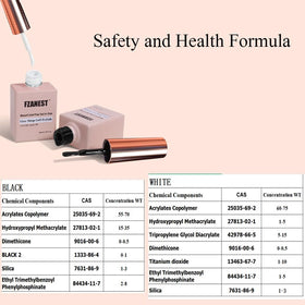 FZANEST label close-up showing ingredient panel and low-odor formulation