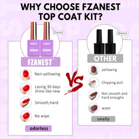 FZANEST 15ml bottle in hand for scale illustrating compact salon-friendly size