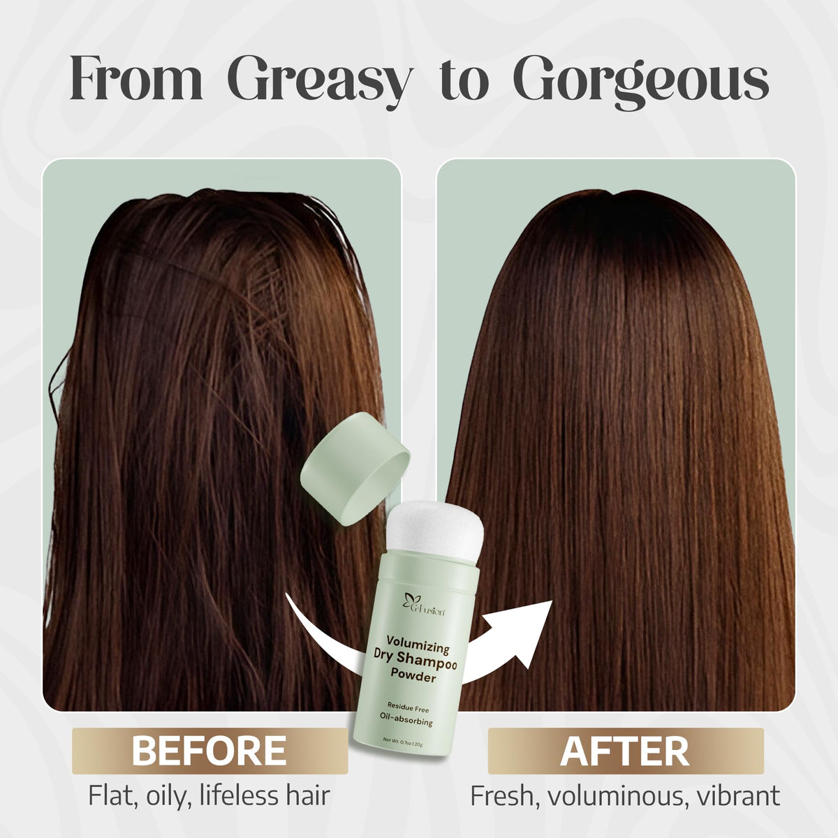 G-Fusion application on roots demonstrating quick oil absorption and lift