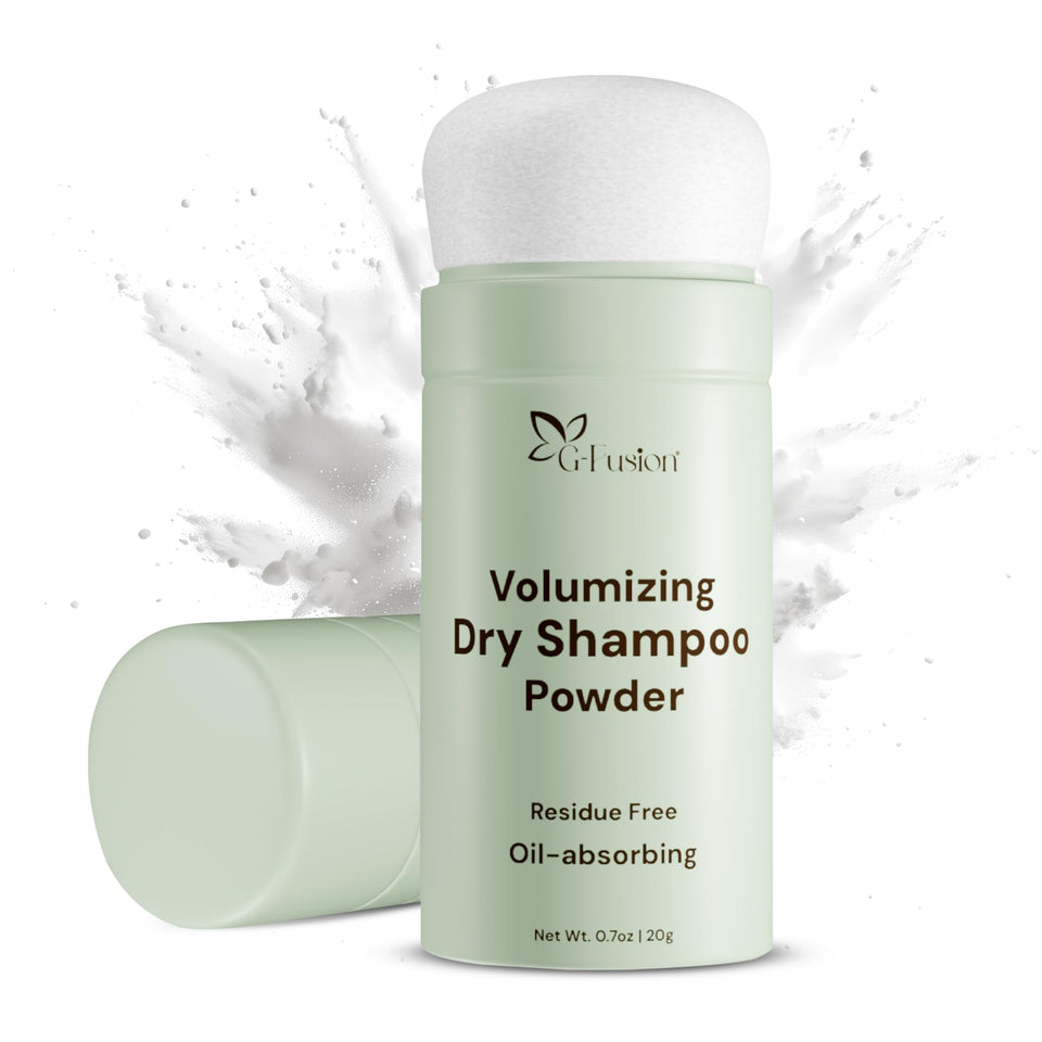 G-Fusion front packaging showing volumizing dry shampoo for easy refresh