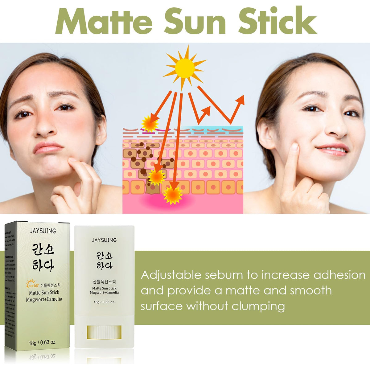 gaayou stick in hand showing compact size and travel-friendly benefit