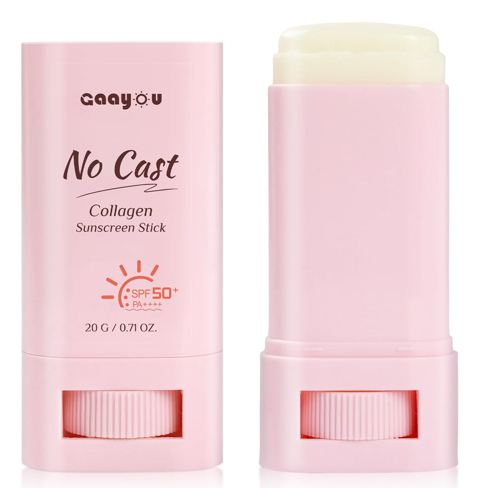 Gaayou sunscreen stick front packaging showing SPF50+ protection and compact design