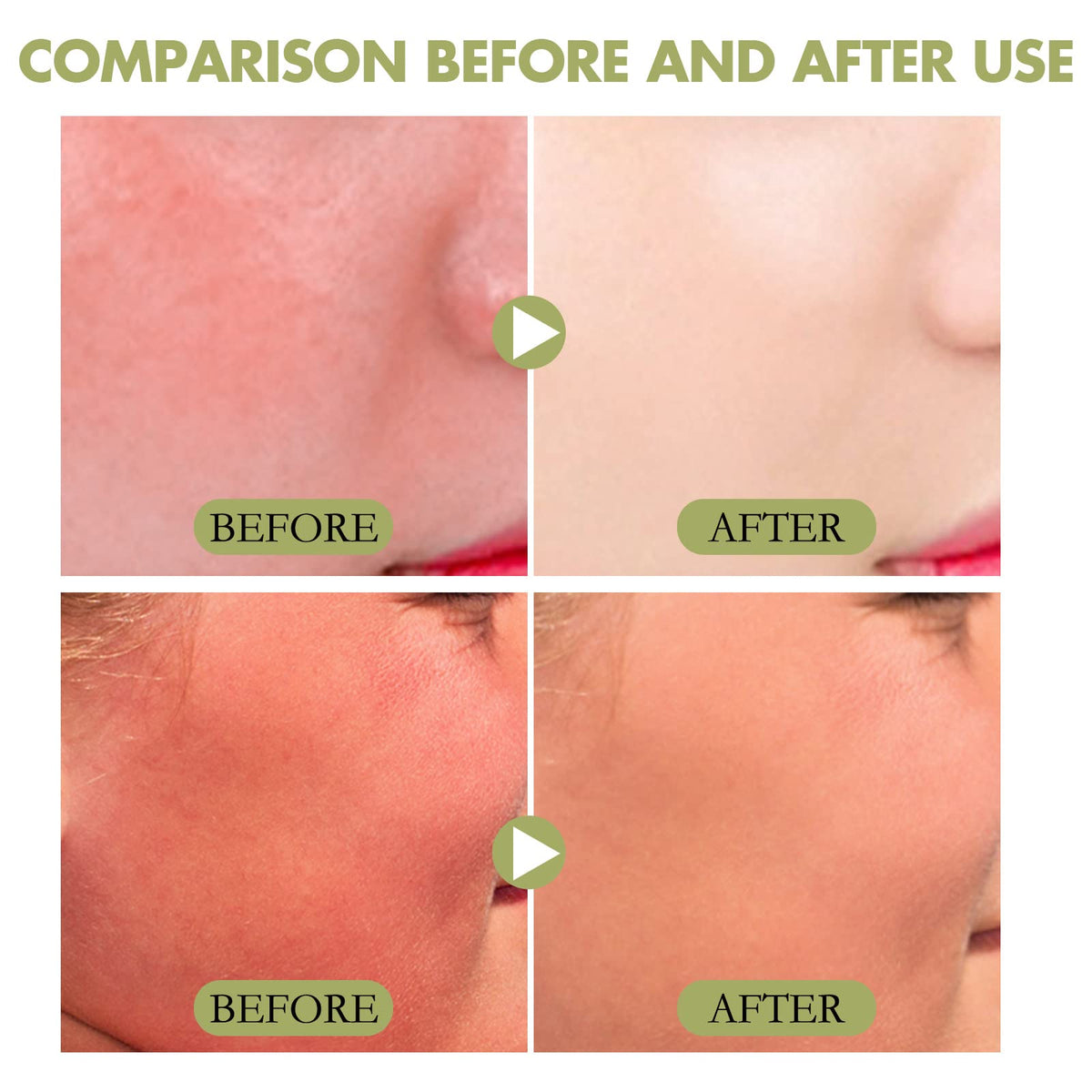 gaayou sun stick beside makeup showing compatibility and primer-like benefit