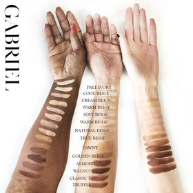 Gabriel Cosmetics pump dispensing foundation for mess-free, precise application benefit