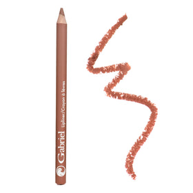 Gabriel Cosmetics lipliner front view showing slim pencil and precise tip for crisp results