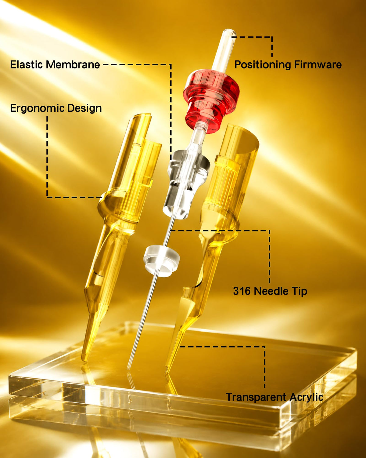 Gaea nozzle and membrane detail preventing backflow for machine protection
