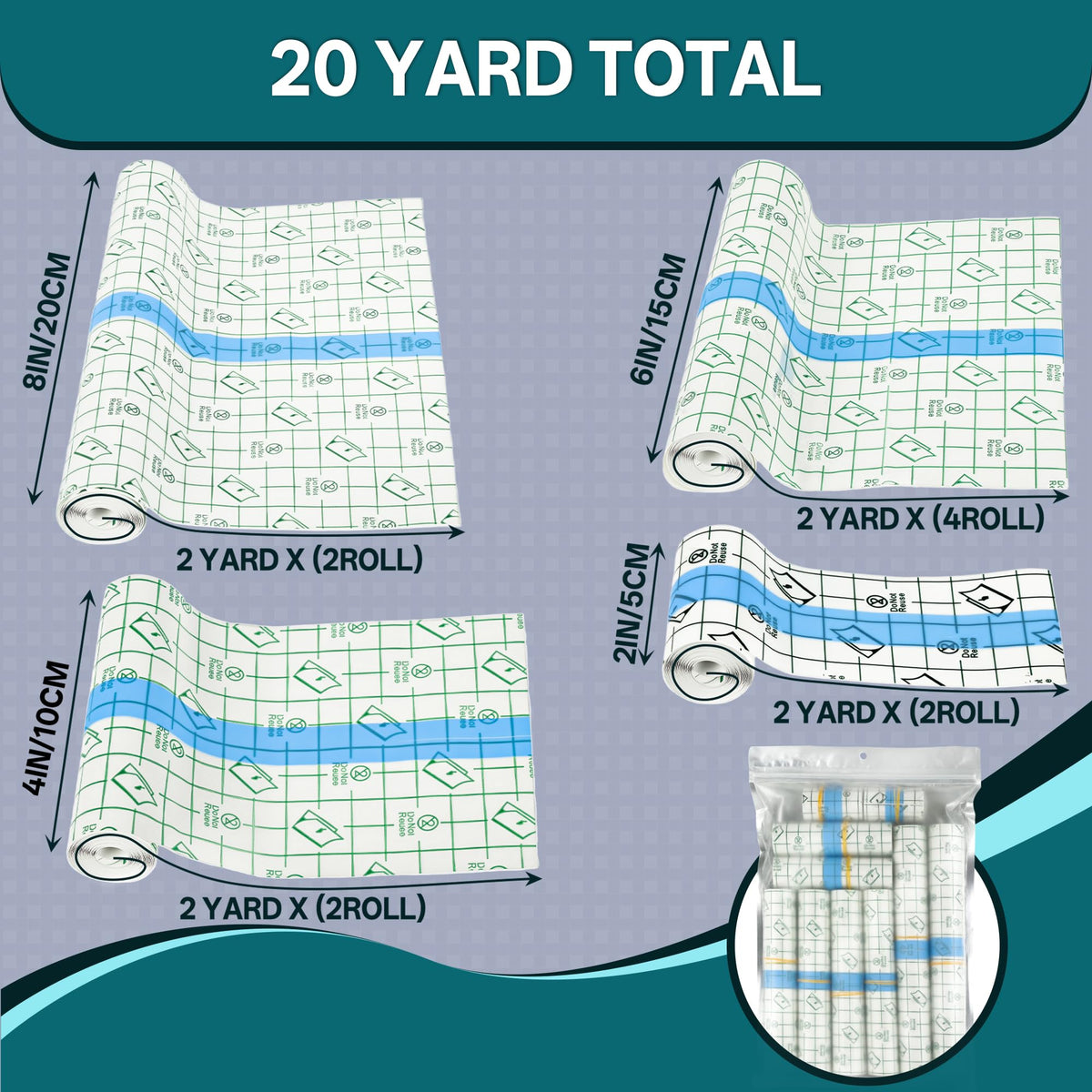 GAGATOAD close-up of grid backing for precise measuring and cutting