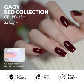 GAOY manicure in use on hand model demonstrating salon-quality finish